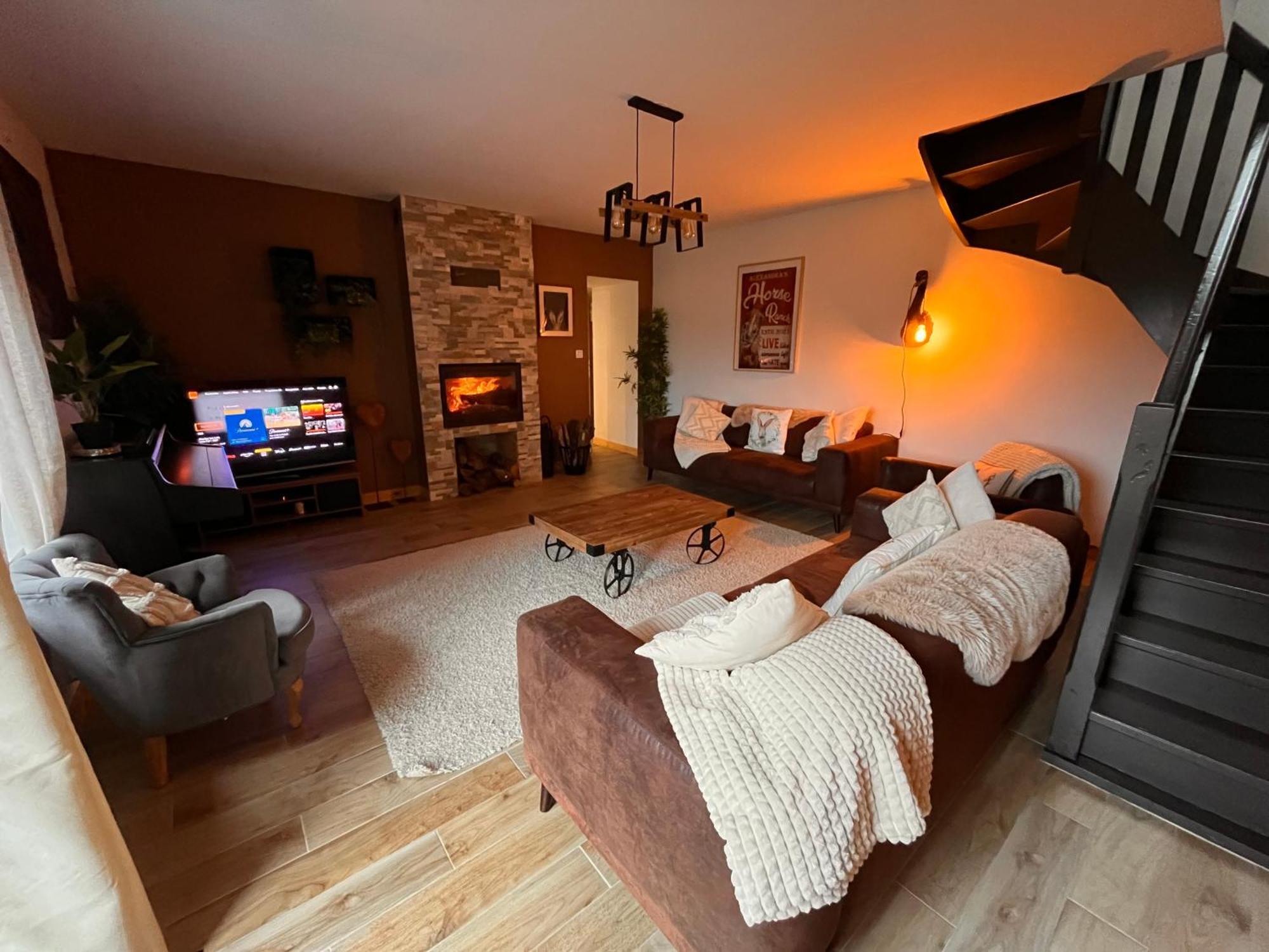 Madelaine Ranch, maison de campagne 10 personnes Le Gast Extérieur photo