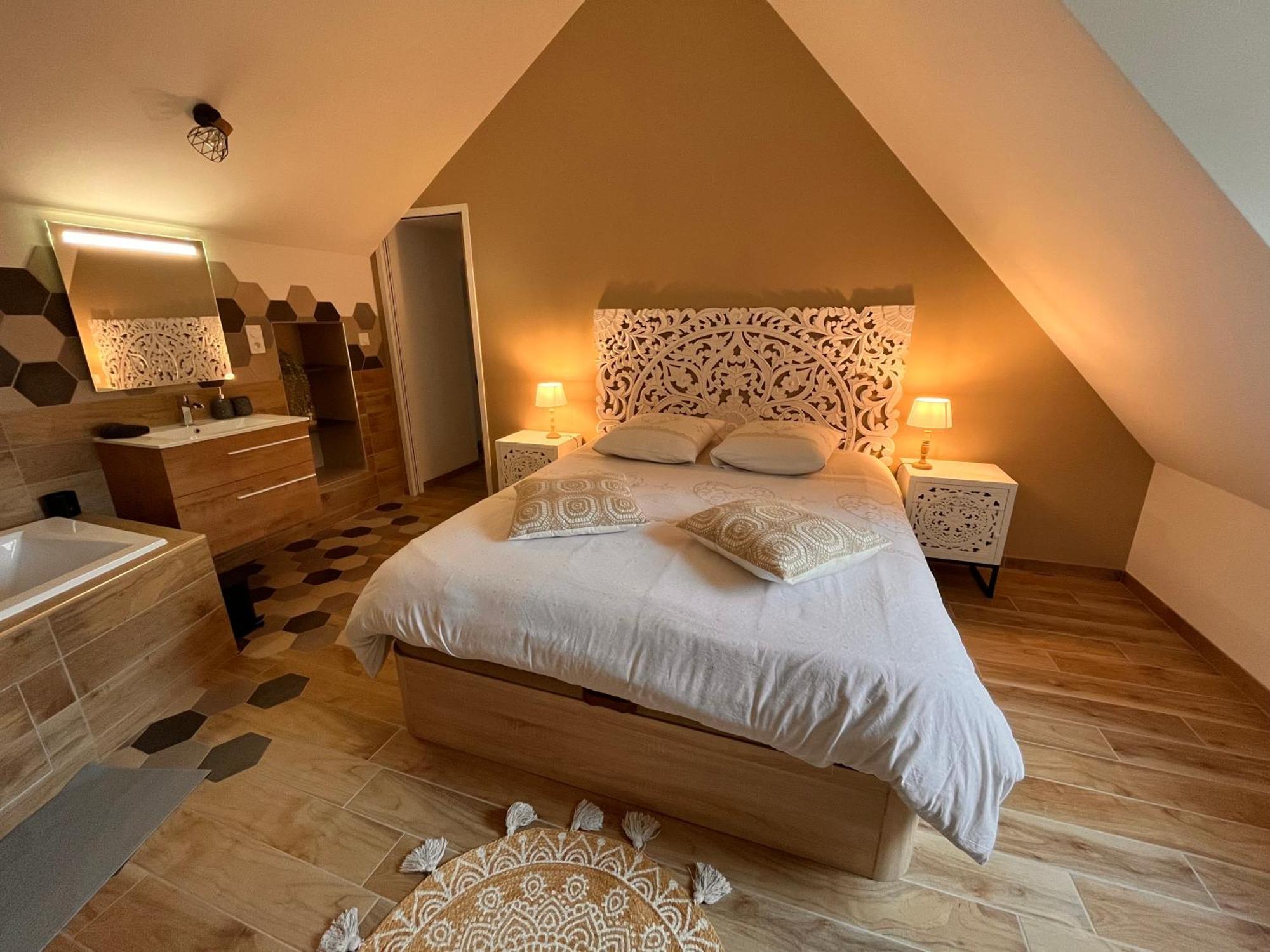 Madelaine Ranch, maison de campagne 10 personnes Le Gast Extérieur photo